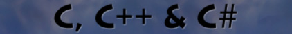 C, C++ and C#